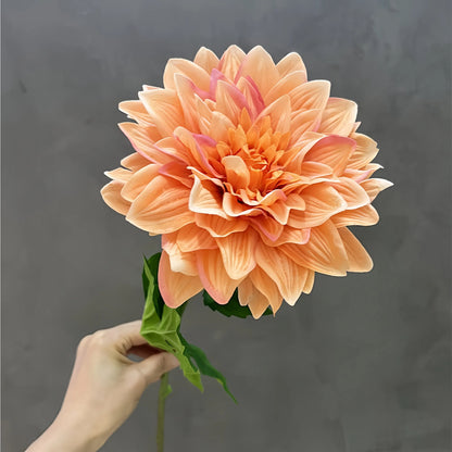 Real Touch PU Dahlia Stem – 24" Artificial Flower