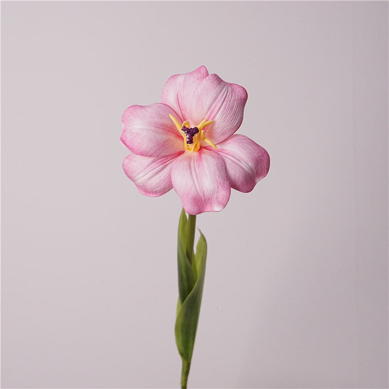 Artificial PU Brownie Tulip – High-Quality Lifelike Flower