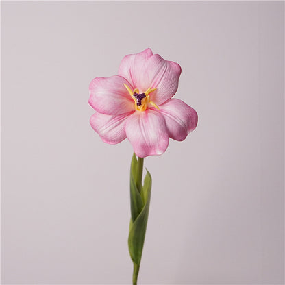 Artificial PU Brownie Tulip – High-Quality Lifelike Flower