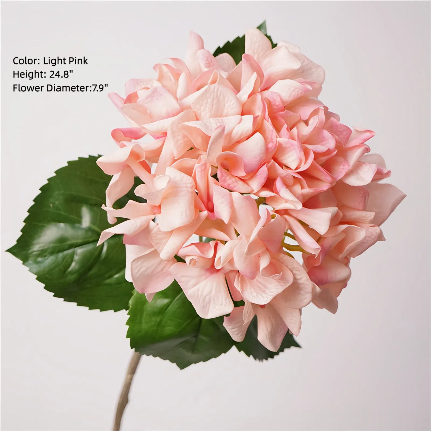 High-Quality Real-Touch Hydrangea Stem