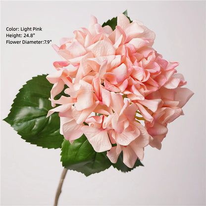 High-Quality Real-Touch Hydrangea Stem