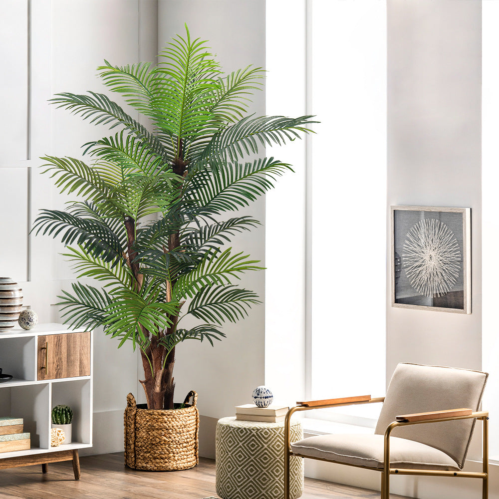Artificial Areca Palm Tree – Double-Trunk Design