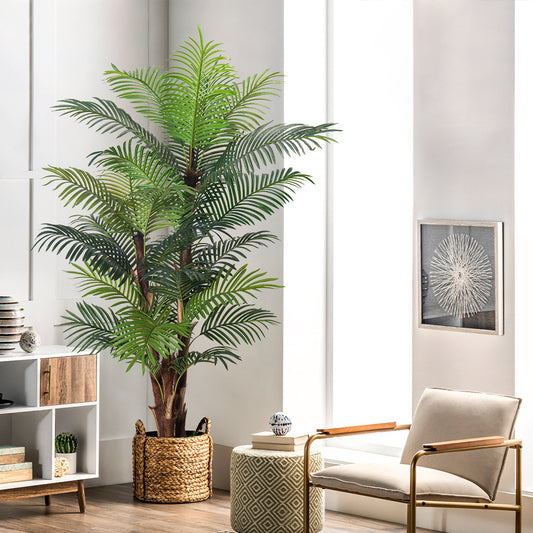 Artificial Areca Palm Tree – Double-Trunk Design
