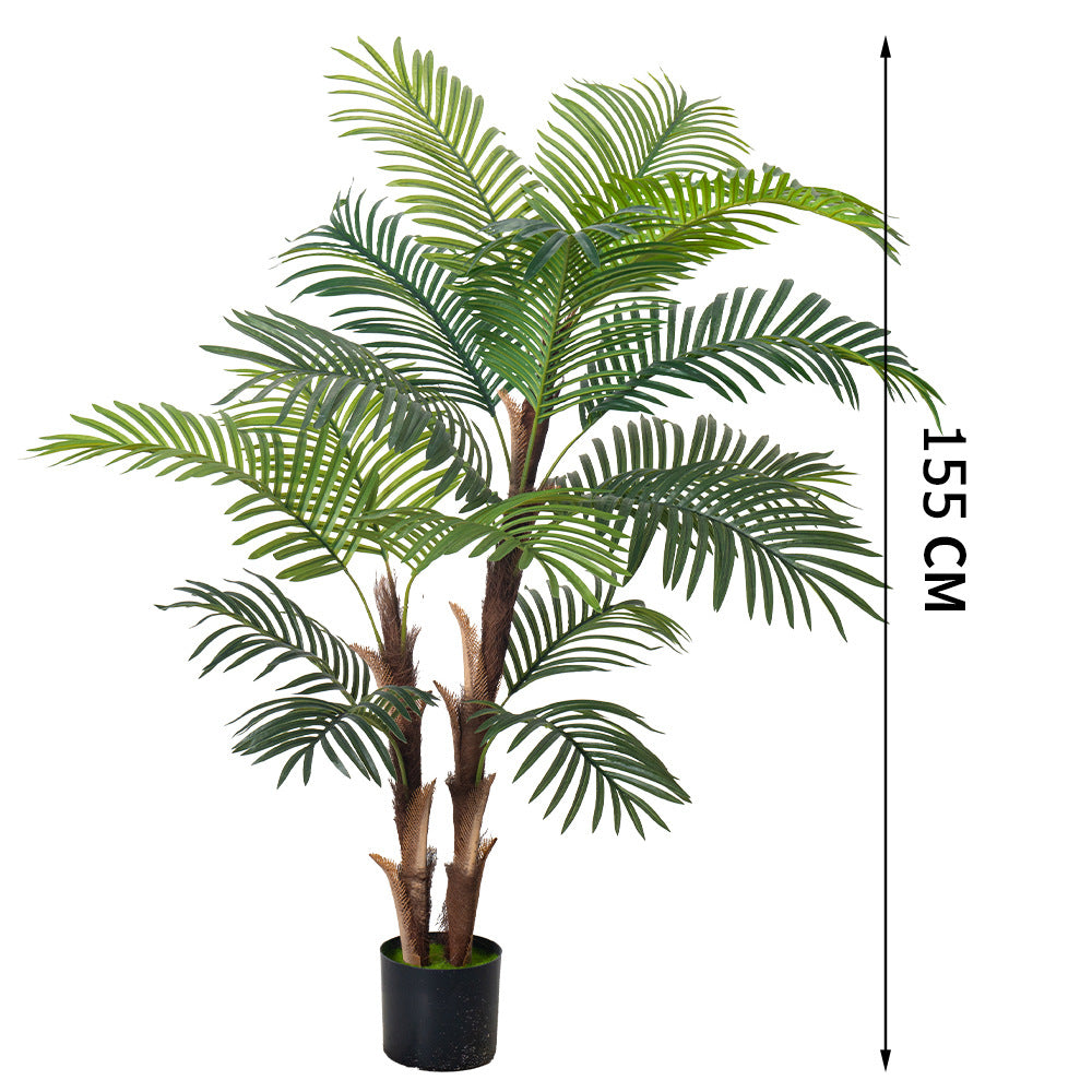 Artificial Areca Palm Tree – Double-Trunk Design
