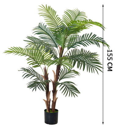 Artificial Areca Palm Tree – Double-Trunk Design