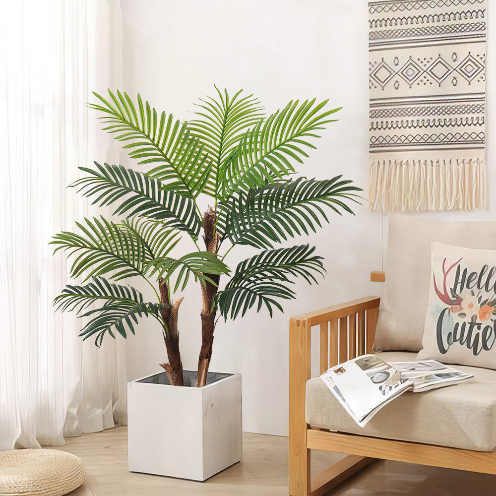 Artificial Areca Palm Tree – Double-Trunk Design