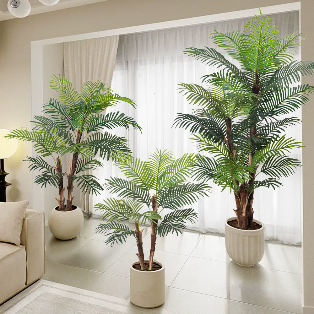 Artificial Areca Palm Tree – Double-Trunk Design