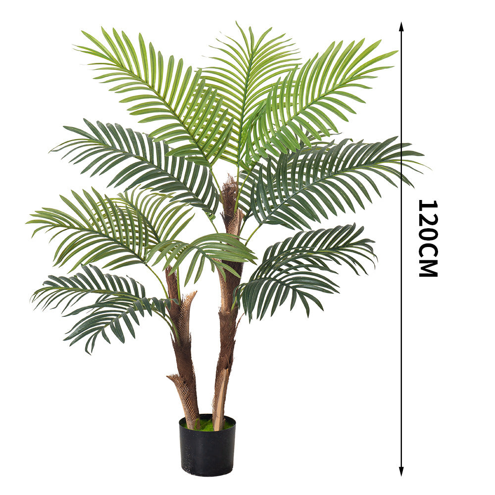 Artificial Areca Palm Tree – Double-Trunk Design