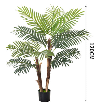 Artificial Areca Palm Tree – Double-Trunk Design