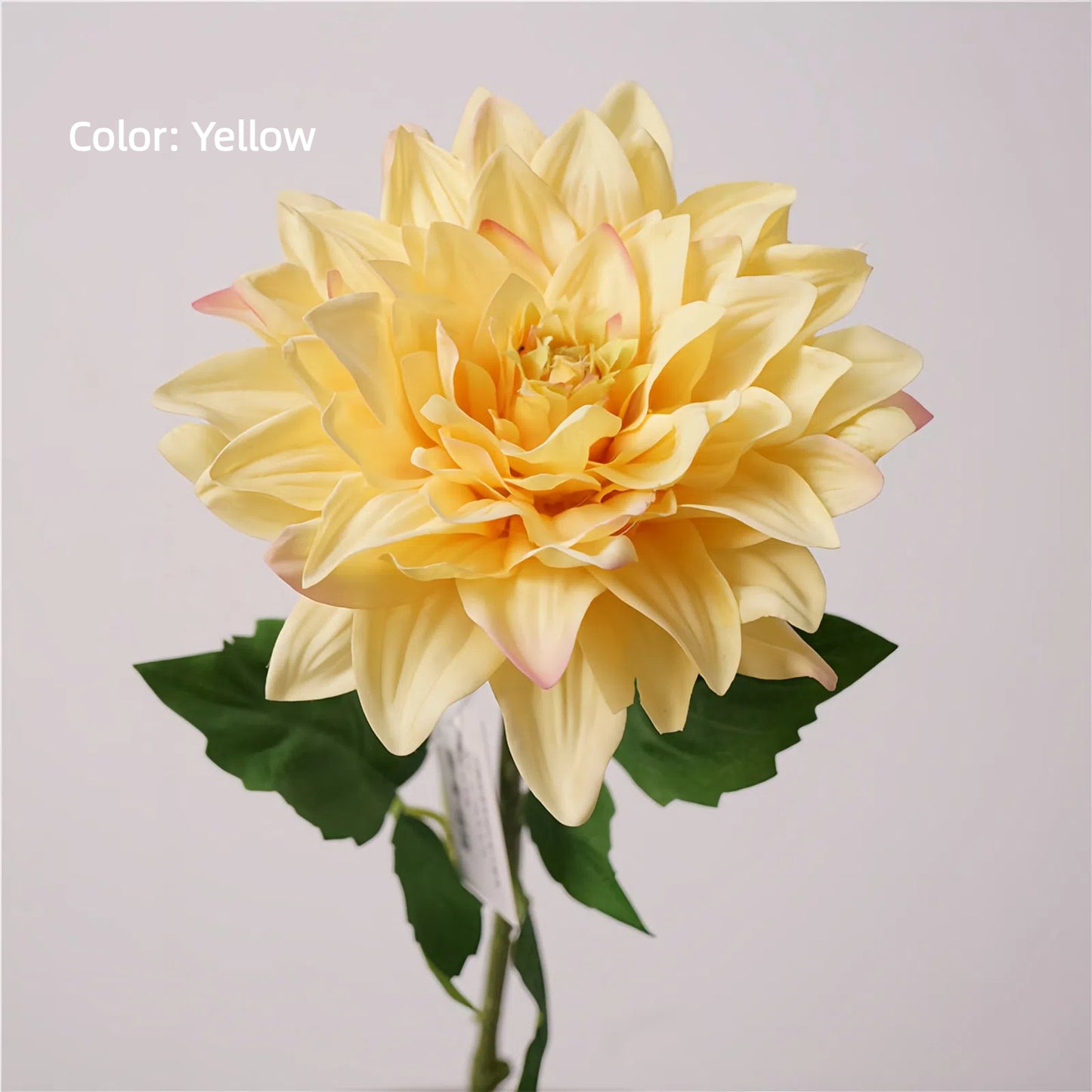 Real Touch PU Dahlia Stem – 24" Artificial Flower